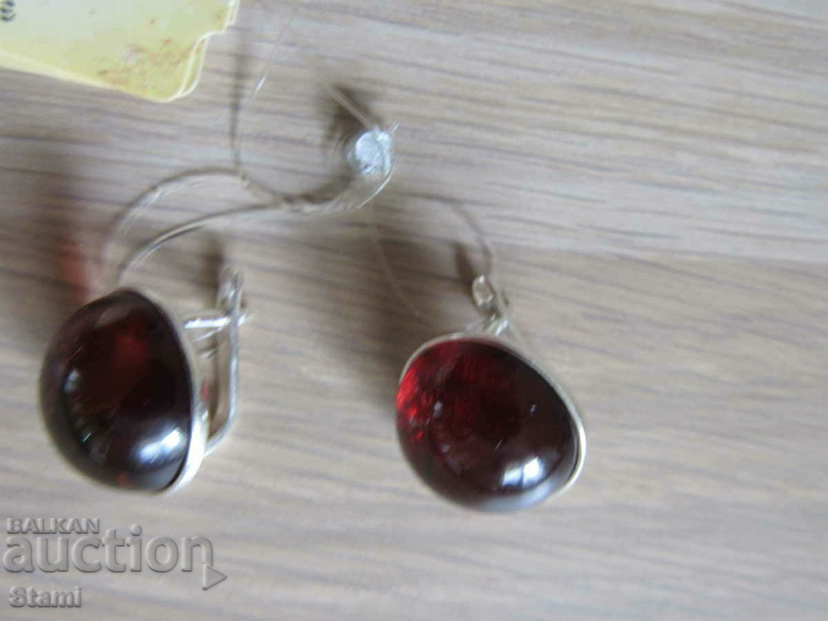 Premium Baltic amber earrings - 6 Premium Baltic amber earrings - 6