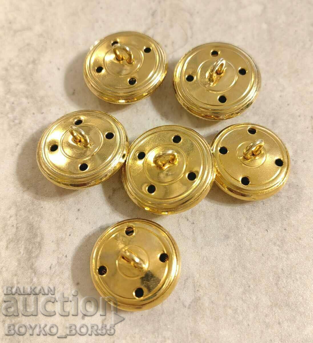 Lot Butoane Placate cu Aur Parade Navy Military Marine cu preț 20.00 BGN | € 10.23 Lot Butoane Placate cu Aur Parade Navy Military Marine cu preț 20.00 BGN | € 10.23