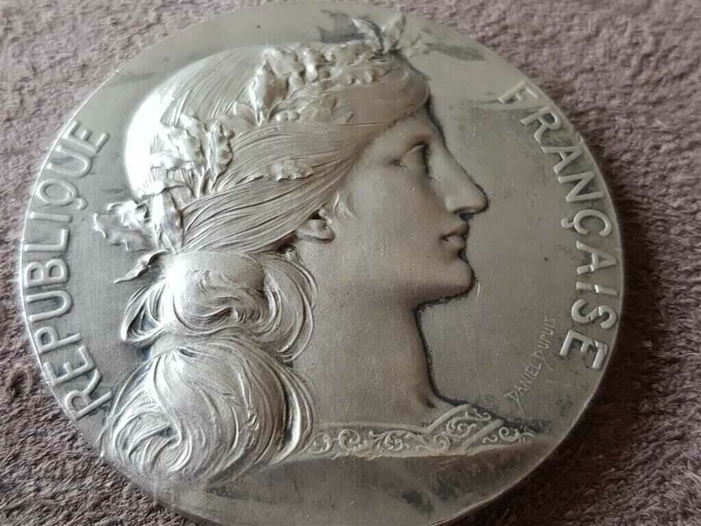 Delivery of Silver France Award Medal for Shooting Plaque Token Delivery of Silver France Award Medal for Shooting Plaque Token