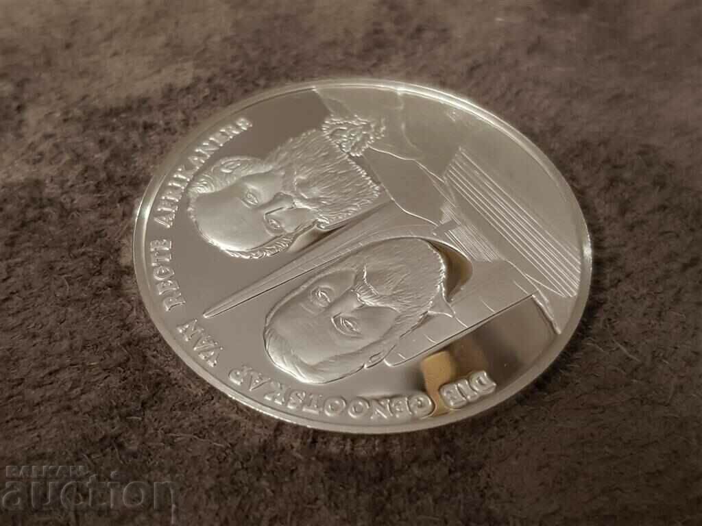 Silver commemorative coin The Society of Afrikaners - 5