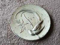 Медал райска птица орден плакет жетон монета Френски Франция