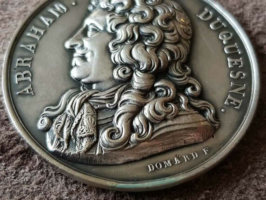 Delivery of French silver coin medal Abraham Duquesne and the cruiser Duquesne Delivery of French silver coin medal Abraham Duquesne and the cruiser Duquesne