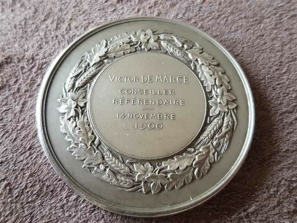 Delivery of French 1807 1900 silver Chamber of Accounts Medal token order