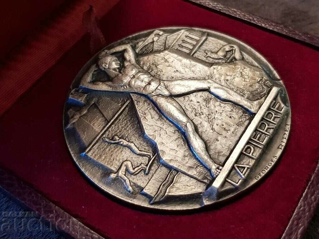 Licitație Medalia de argint francez 1968 a Ordinului RIDE