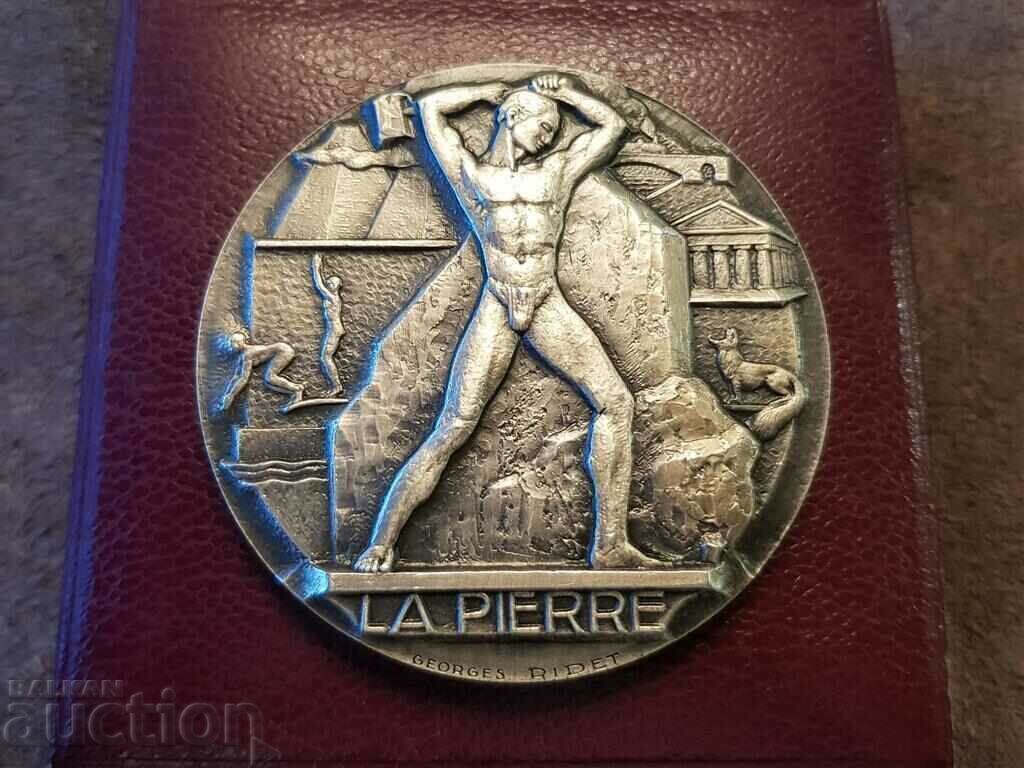 Medalia de argint francez 1968 a Ordinului RIDE - 5