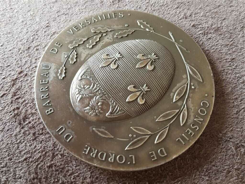 Auction French 1975 silver ORDER OF THE BAR OF VERSAILLES plaque Auction French 1975 silver ORDER OF THE BAR OF VERSAILLES plaque