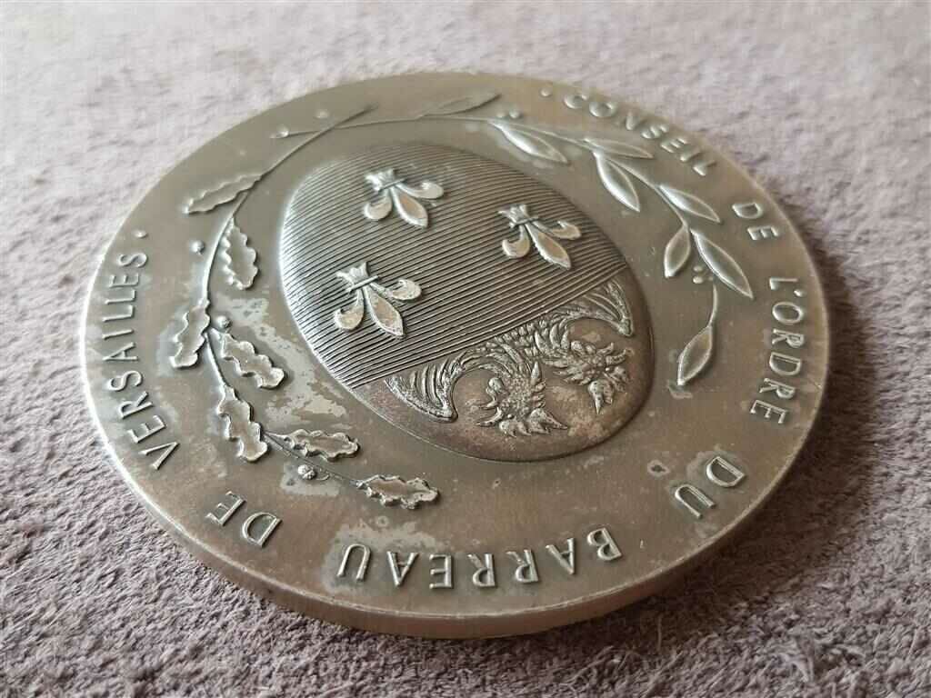 Delivery of French 1975 silver ORDER OF THE BAR OF VERSAILLES plaque Delivery of French 1975 silver ORDER OF THE BAR OF VERSAILLES plaque