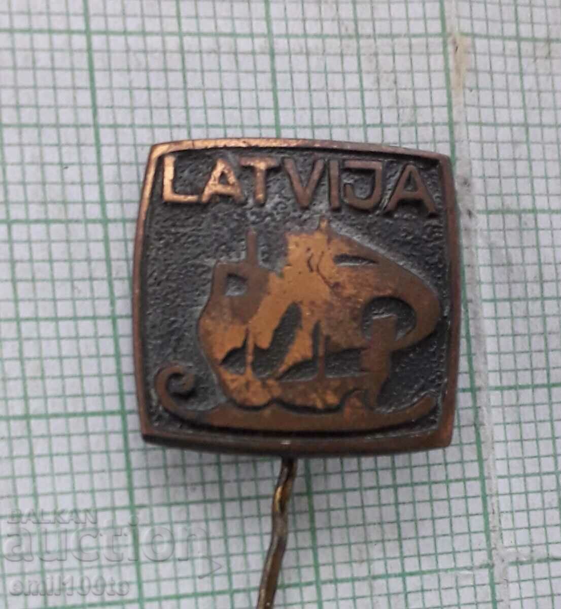 Значка- Латвия кораб