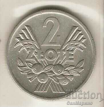 +Poland 2 zlotys 1974