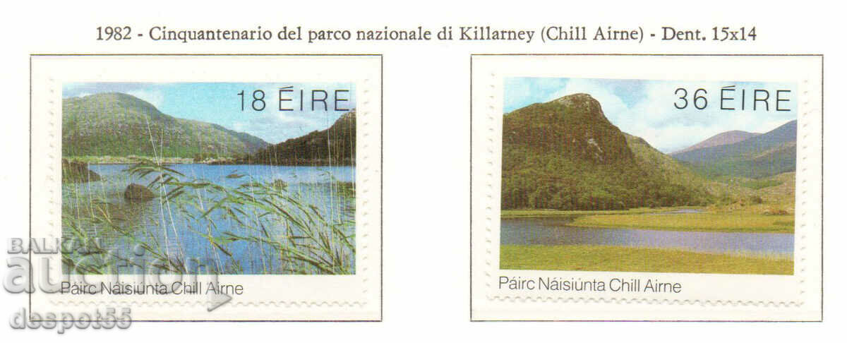 1982. Irlanda. 50 de ani de la Parcul Național Killarney.