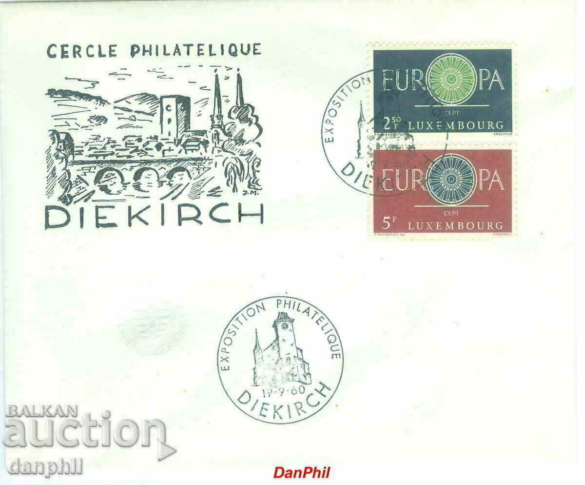 Luxembourg 1960 Europe SEP PPD/FDC