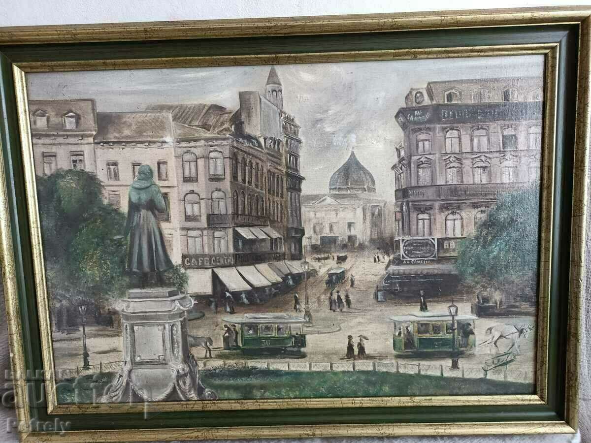 Auction Old oil painting Auction Old oil painting