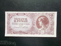 UNGARIA, 10000 pengos, 1946, XF/AU