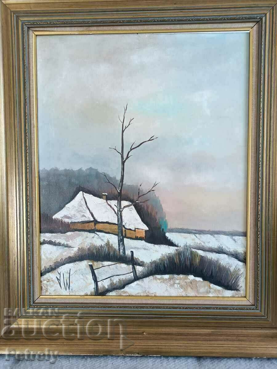 Παλιά ελαιογραφία με τιμή € 102.26 | 200.00 BGN