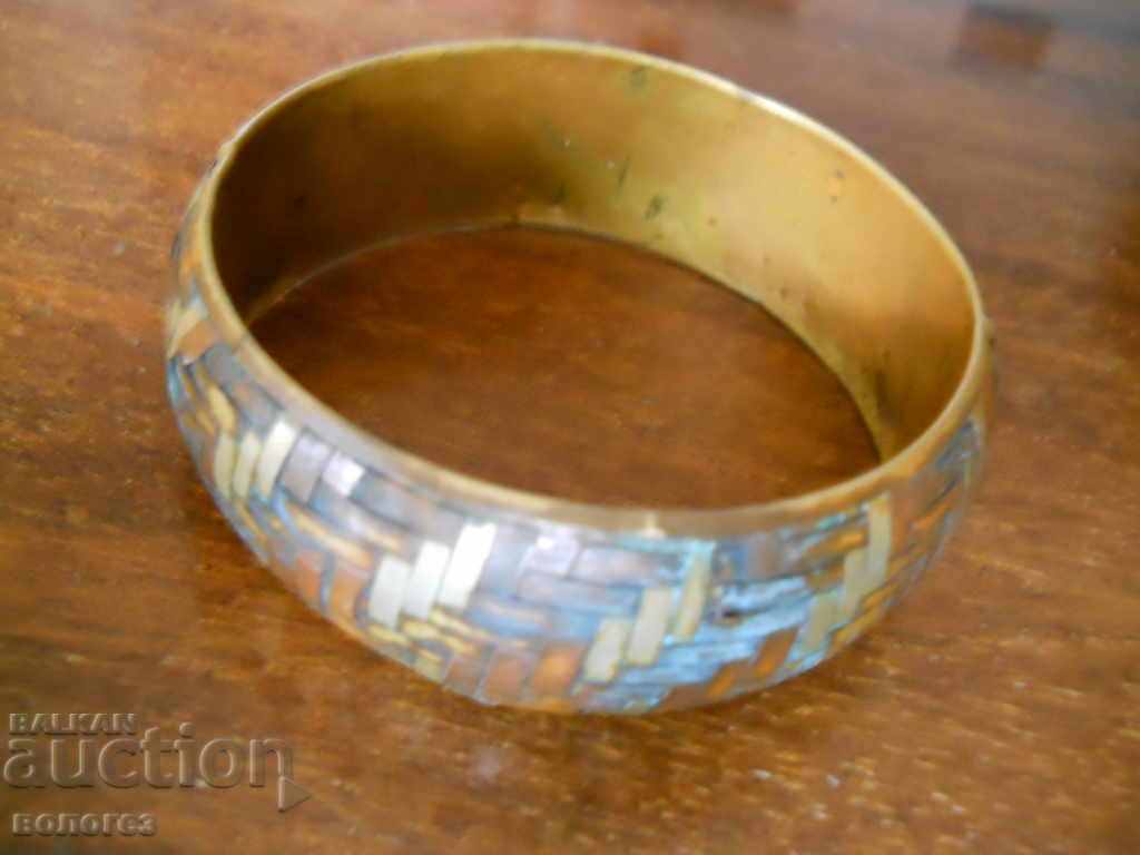 old bronze bracelet