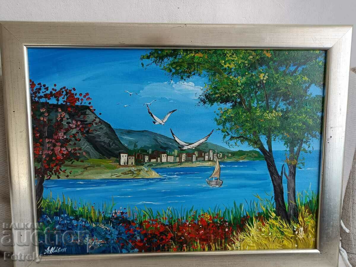 Аукцион Стара маслена картина Аукцион Стара маслена картина