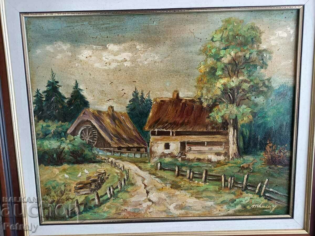 Auction Old oil painting Auction Old oil painting