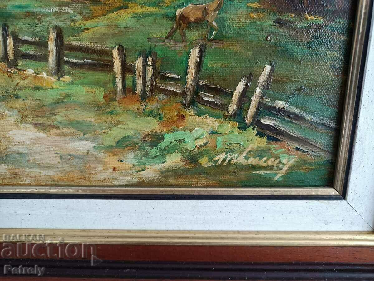 Delivery of Old oil painting Delivery of Old oil painting