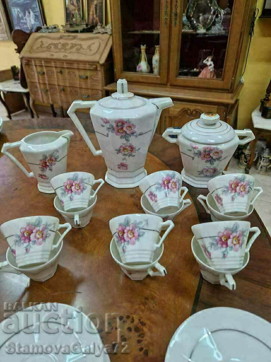 Set de cafea unic antic francez ART DECO - Limoges cu preț € 152.88 | 299.01 BGN
