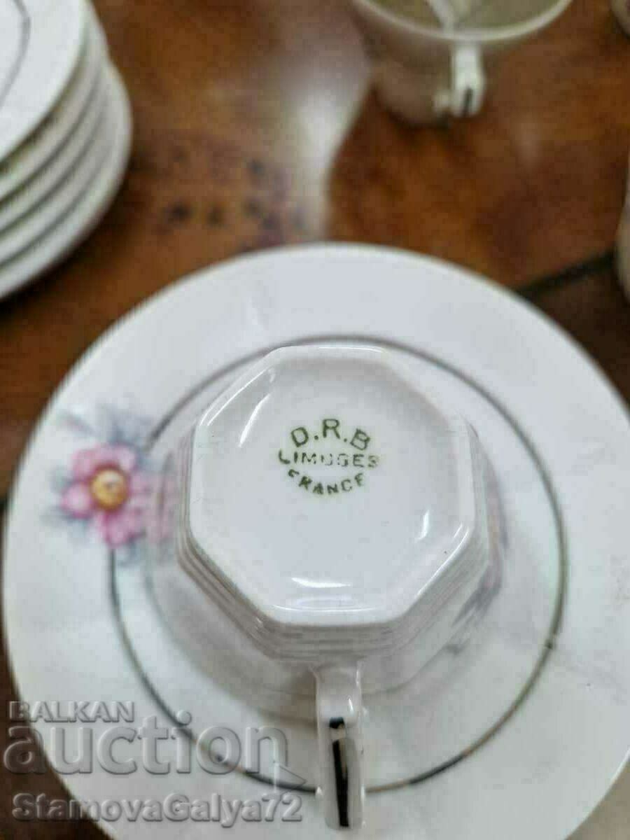 Set de cafea unic antic francez ART DECO - Limoges - 7