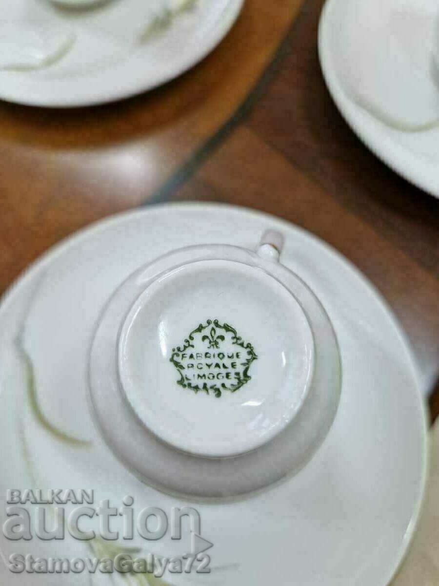 Σπάνια αντίκα υπηρεσία ROYALE D'ARTOIS LIMOGES - 7