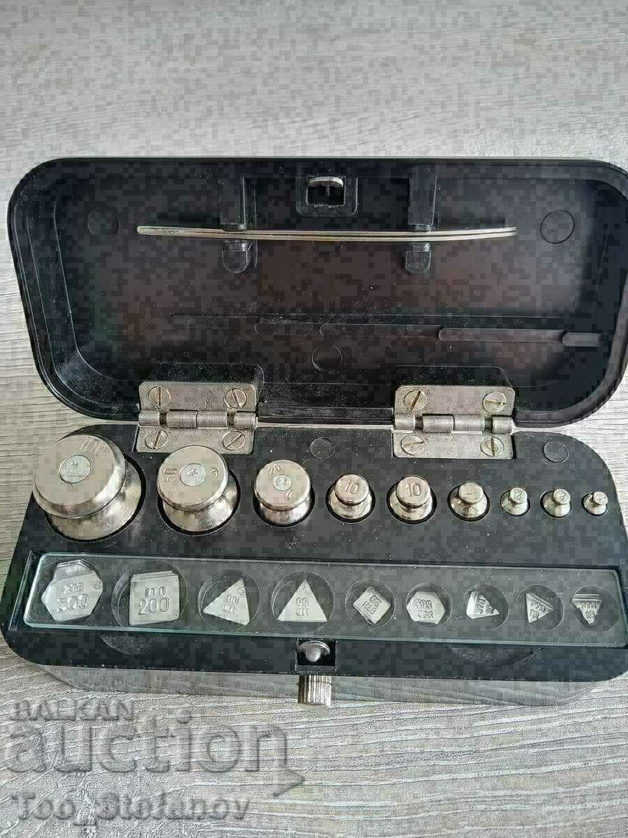 Set of scale weights - excellent condition