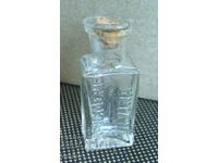 Старо малко шише за парфюм, стъклено - "Parfuemerie Divina"