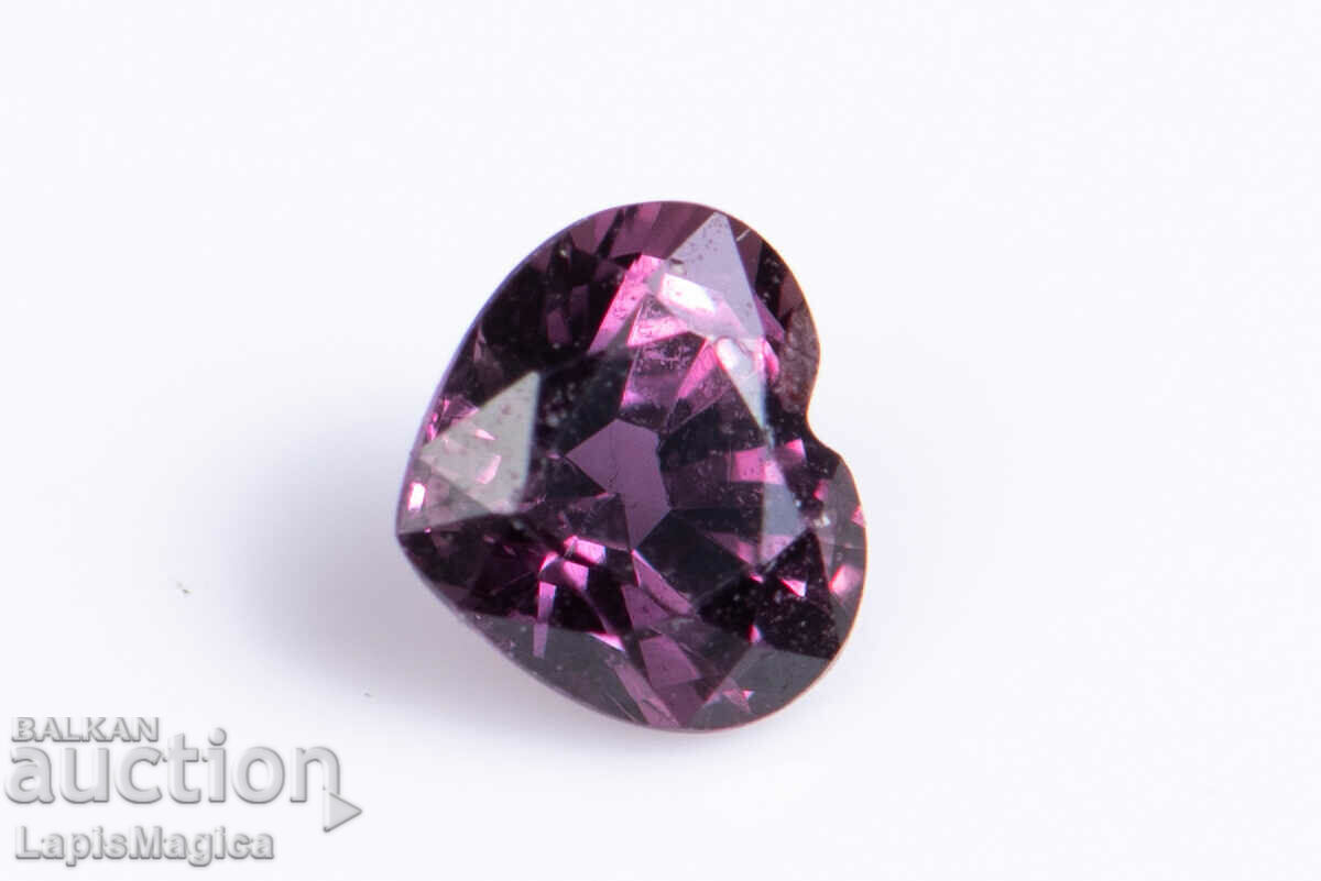 Violet Sapphire 0.24ct Untreated VS Heart Cut