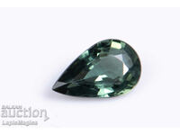 Green Sapphire 0,36ct VVS Heated Teardrop Cut