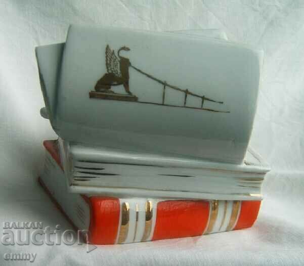 Auction  Porcelain inkwell LFZ, Russia, USSR 1961