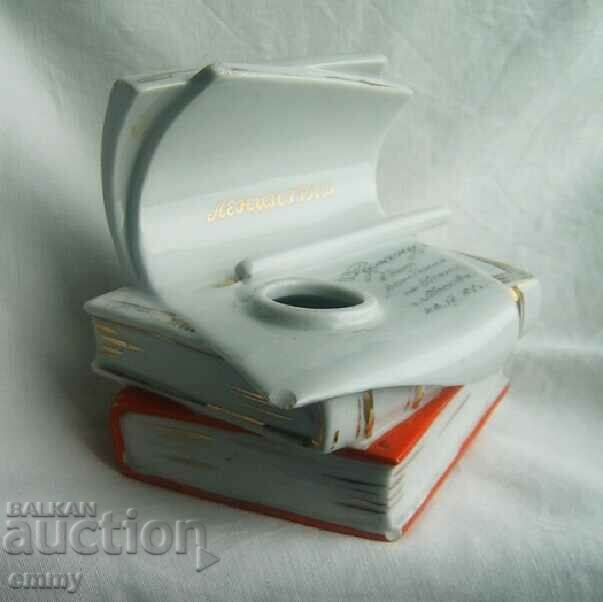 Porcelain inkwell LFZ, Russia, USSR 1961 - 6