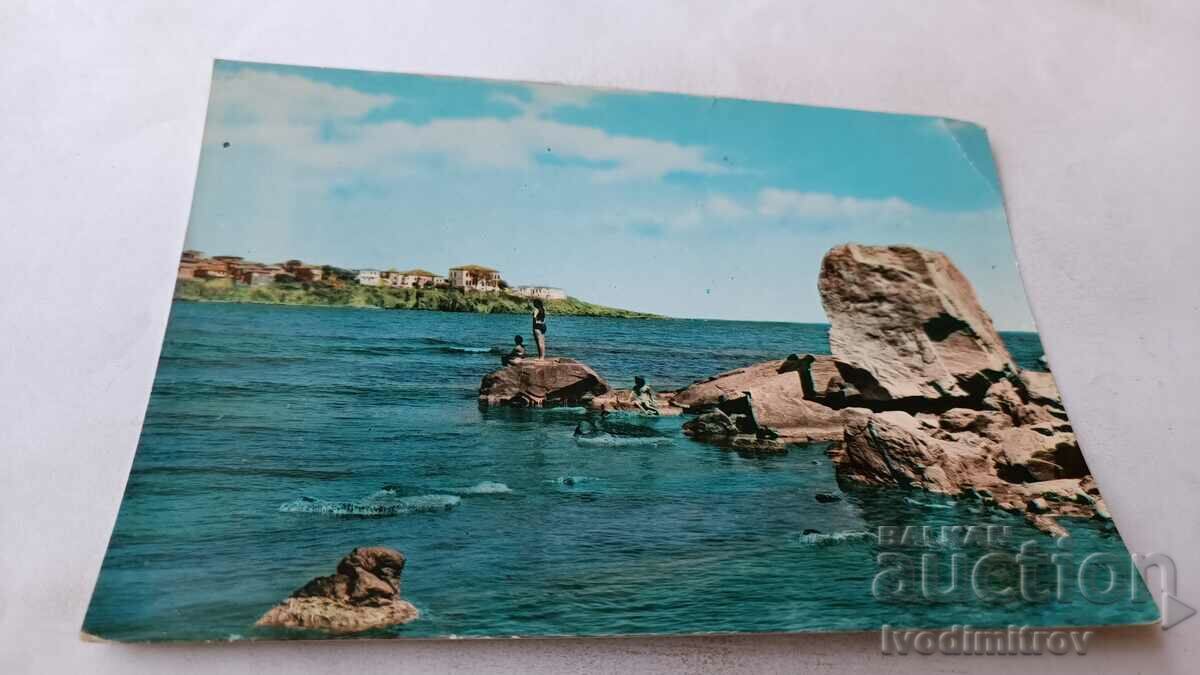 Postcard Sozopol 1961