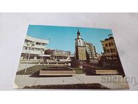 Пощенска картичка Ботевград Центърът 1985