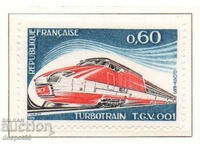 1974. Γαλλία. Ολοκλήρωση Turbotrain "TGV001".