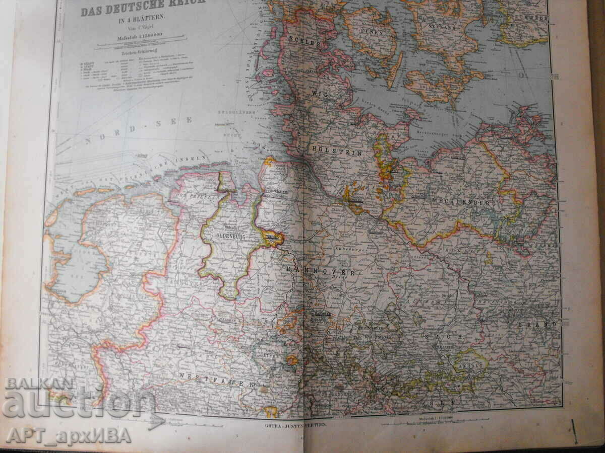 Stielers HAND-ATLAS. Gotha: Justus Perthes, 1909. - 6 Stielers HAND-ATLAS. Gotha: Justus Perthes, 1909. - 6