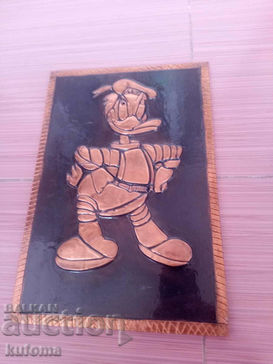 Donald Duck copper plate