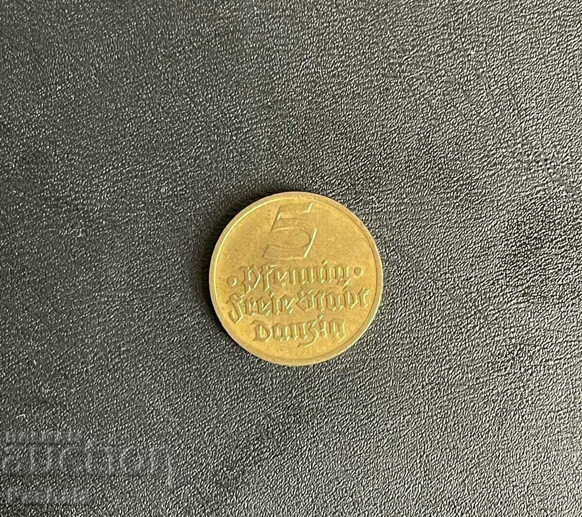 Danzig 5 Pfennig 1932