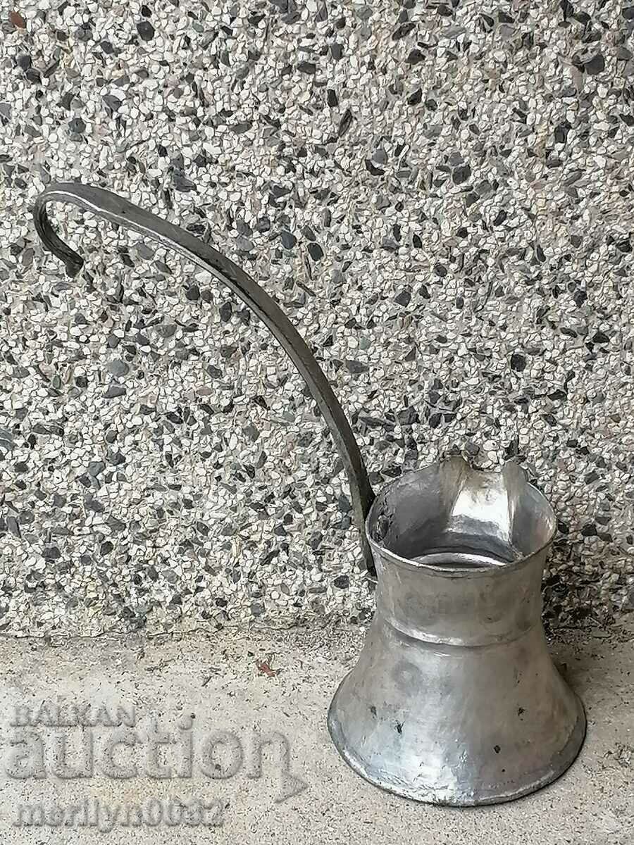 Παλιά χαλκού κονσερβοποιημένα κατσαρόλα, μπρίκι, χαλκό, σκάφος χαλκού με τιμή 97.00 BGN | € 49.60