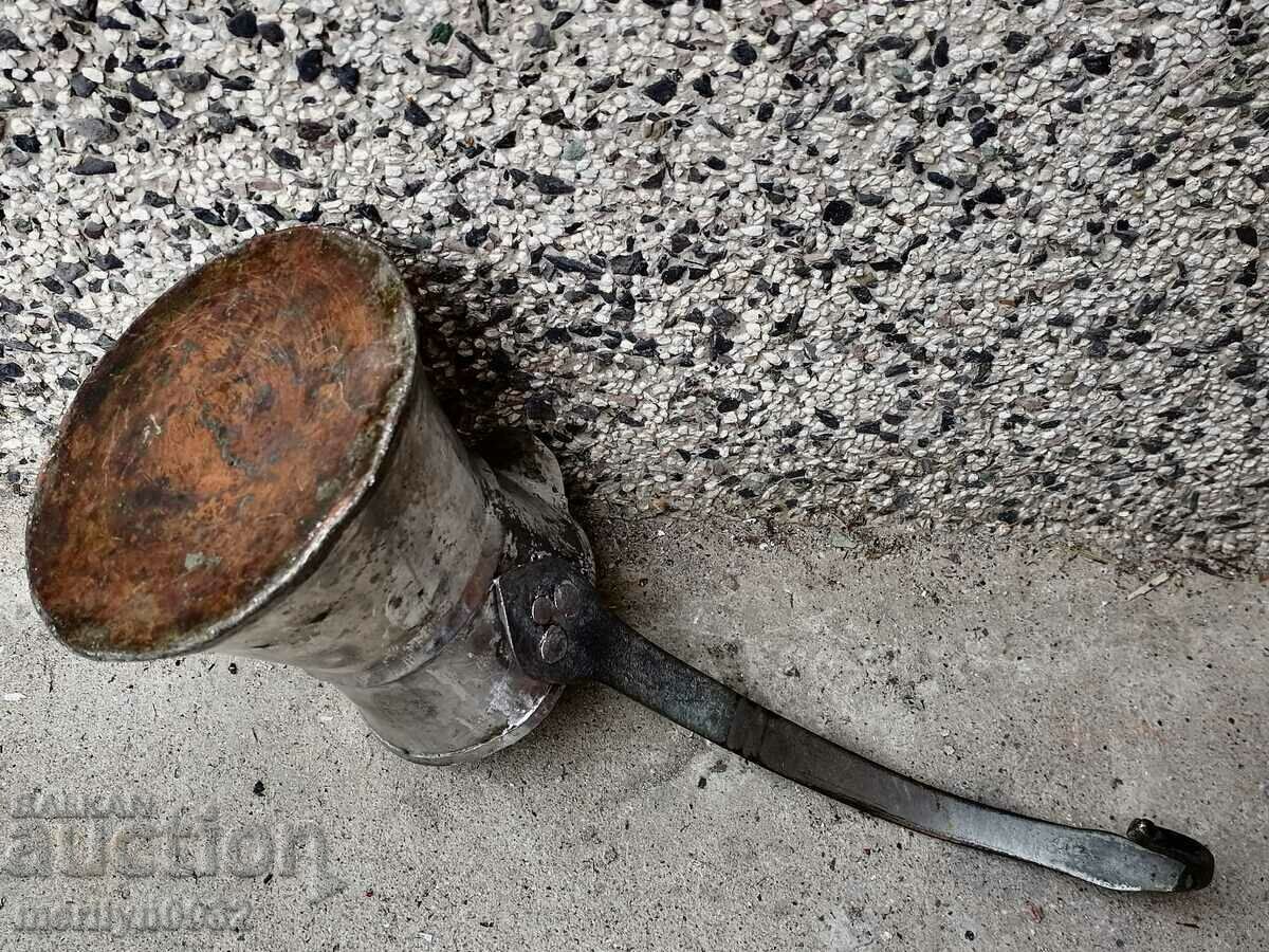 Παλιά χαλκού κονσερβοποιημένα κατσαρόλα, μπρίκι, χαλκό, σκάφος χαλκού - 5