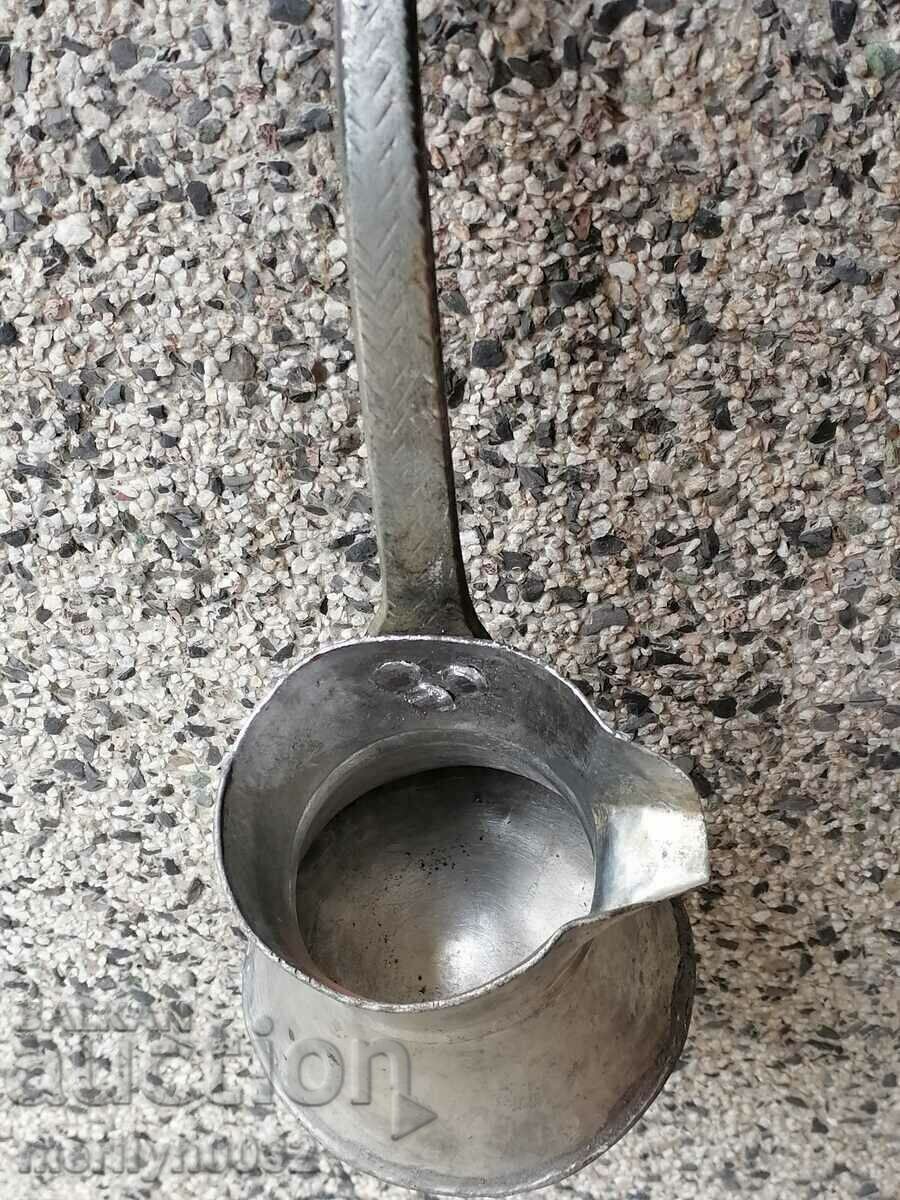 Παλιά χαλκού κονσερβοποιημένα κατσαρόλα, μπρίκι, χαλκό, σκάφος χαλκού - 7