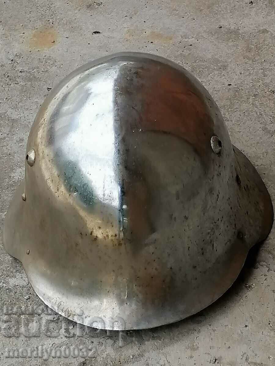 Casca de paradă a ofițerului bulgar M-36 fabricată în Germania al doilea război mondial - 5