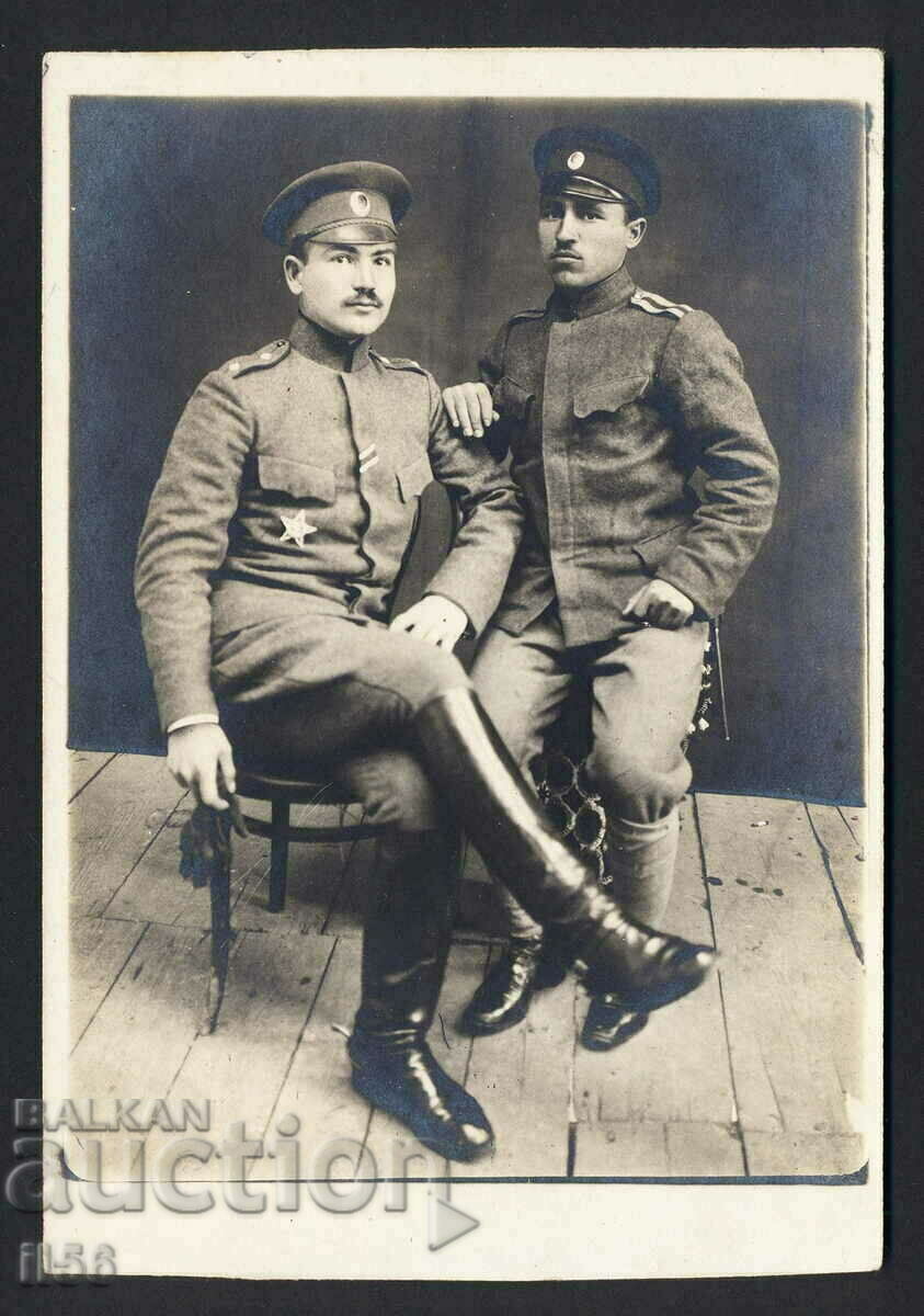 Fotografie - Ofițer și soldat bulgar - 1918