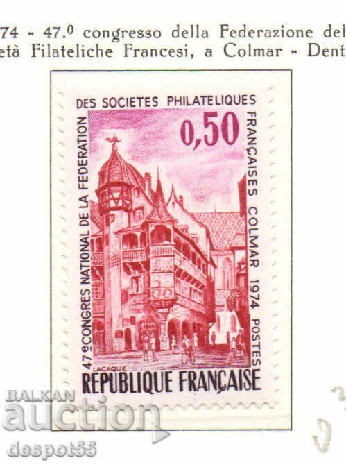 1974. Γαλλία. Συνέδριο Γαλλικών Φιλοτελικών Εταιρειών.