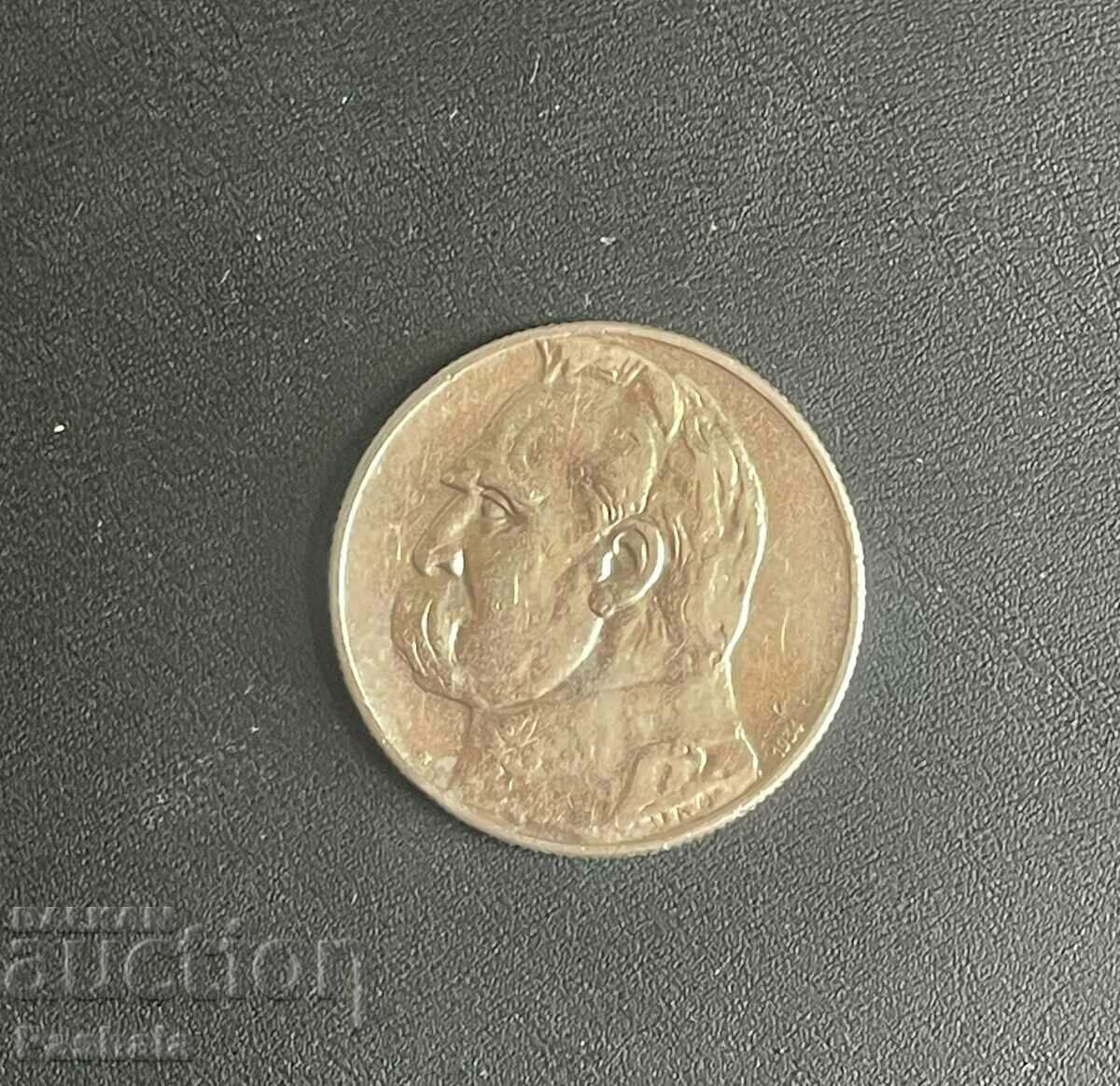 Poland 5 zlotys 1934 Pilsudski. Legion with price 90.00 BGN | € 46.02 Poland 5 zlotys 1934 Pilsudski. Legion with price 90.00 BGN | € 46.02