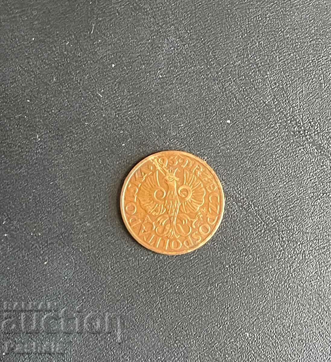 Poland 2 Grosz 1939 with price 3.00 BGN | € 1.53 Poland 2 Grosz 1939 with price 3.00 BGN | € 1.53