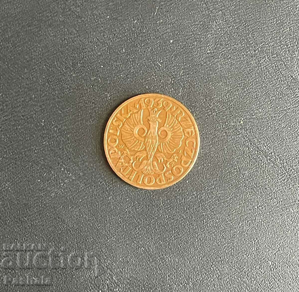 Poland 5 groszy 1939 with price 4.00 BGN | € 2.05 Poland 5 groszy 1939 with price 4.00 BGN | € 2.05