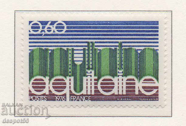 1976. Franţa. Regiunile Franței, Aquitania.