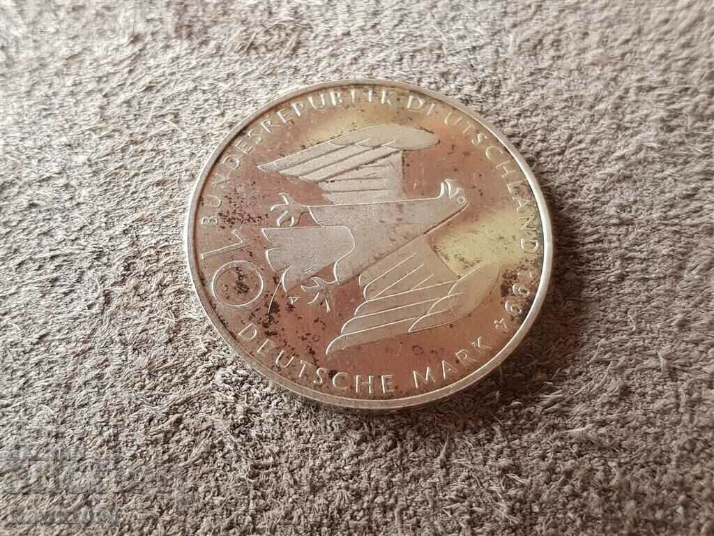 Auction  10 stamps 1994 GERMANY FEDERAL REPUBLIC Berlin silver