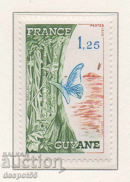 1976. France. Regions of France, Guyana.