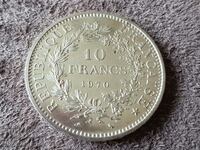 10 francs 1970 France SILVER quality 1 silver coin